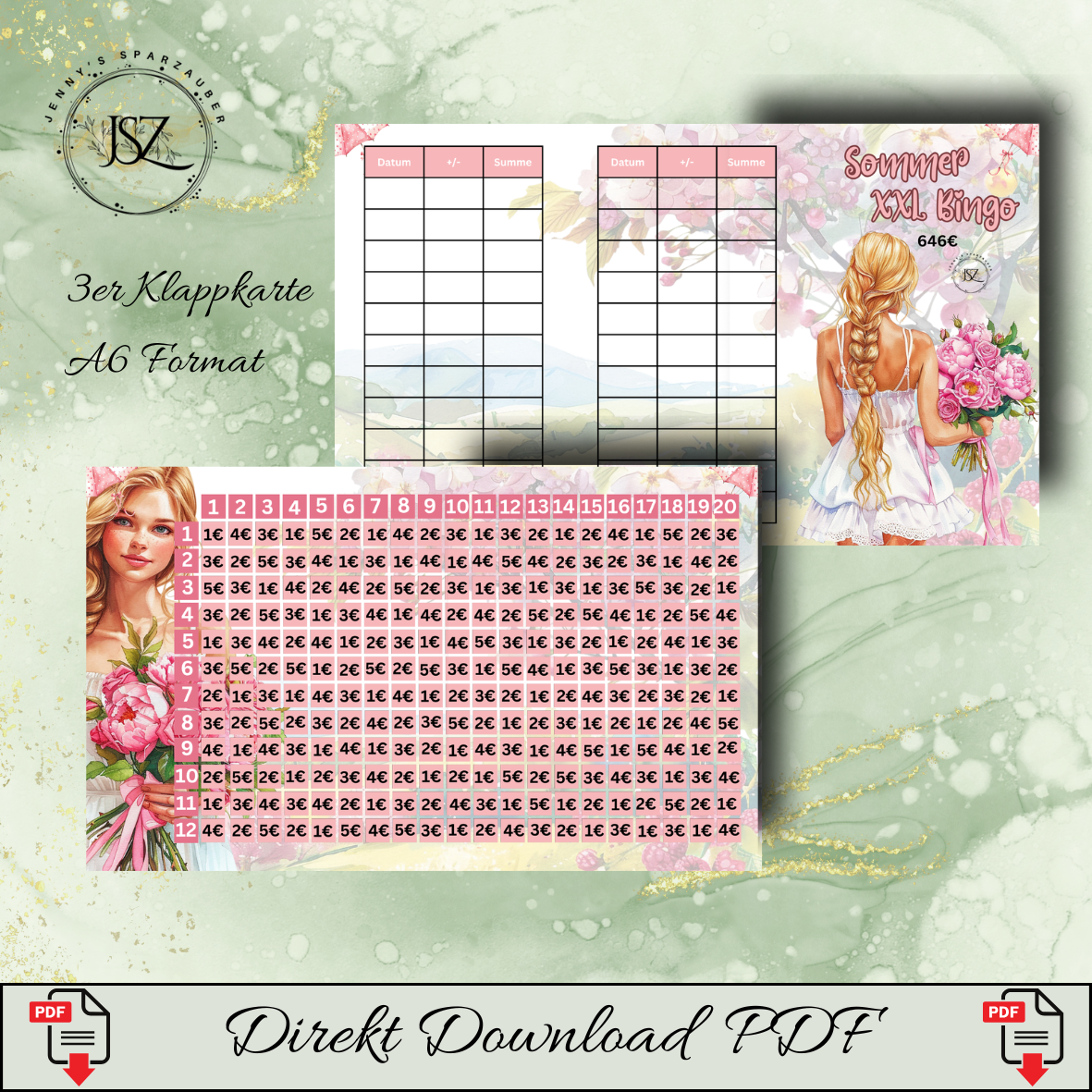 XXL Sommerbingo (Digitaler Download)