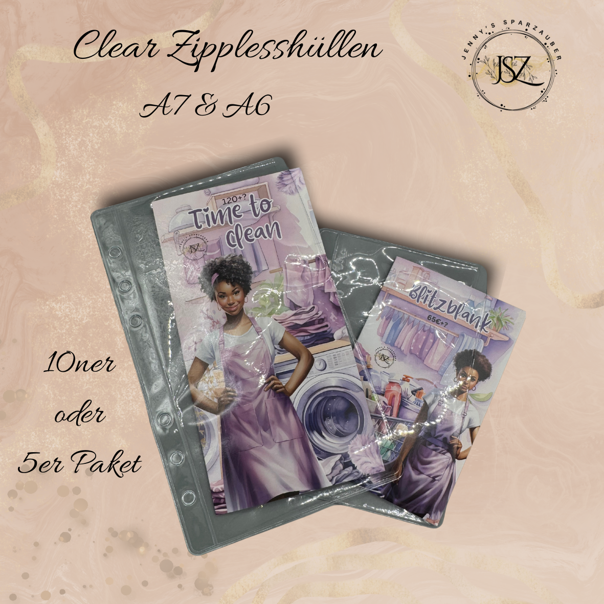 A6 Zippless Hüllen 10er Set