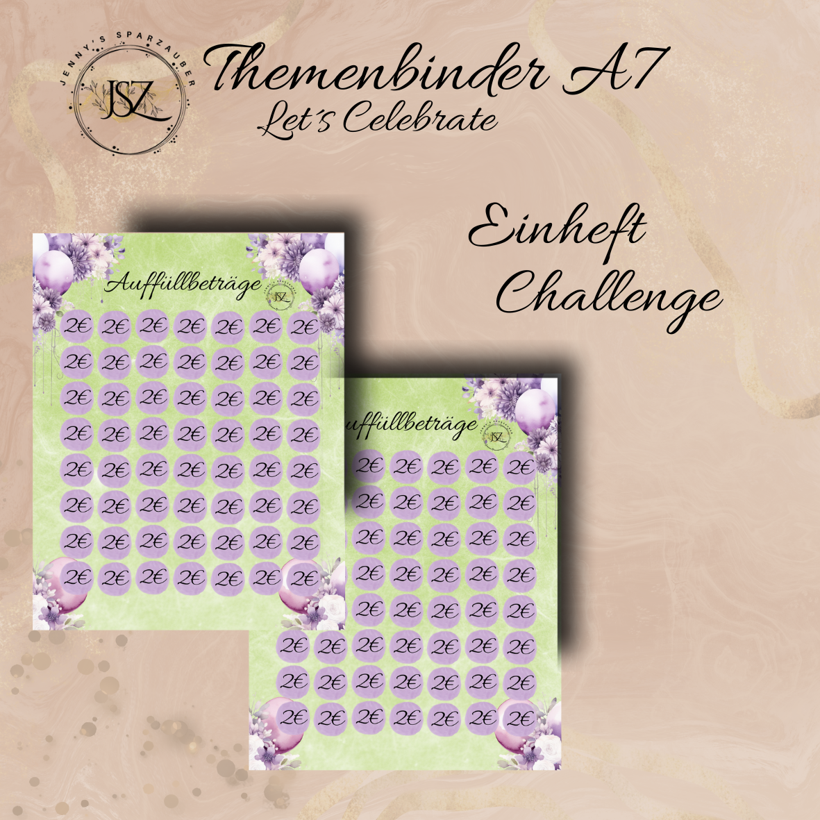 A7 Let´s Celebrate Themenbinder Reste(Ohne Binder)