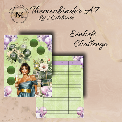 A7 Let´s Celebrate Themenbinder Reste(Ohne Binder)