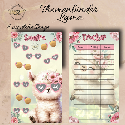 Themenbinder Lama (Ohne Binder)