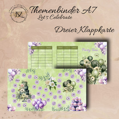A7 Let´s Celebrate Themenbinder Reste(Ohne Binder)