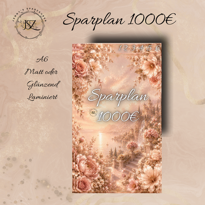 Sparregister 1000€