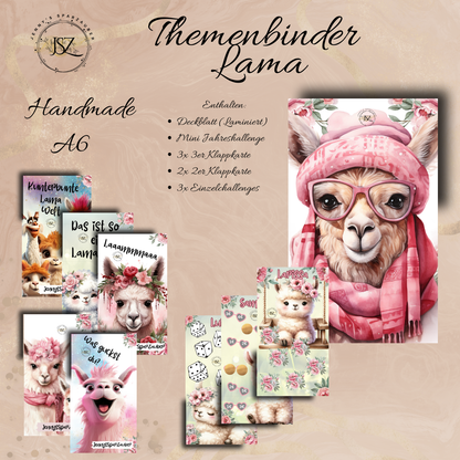 Themenbinder Lama (Ohne Binder)