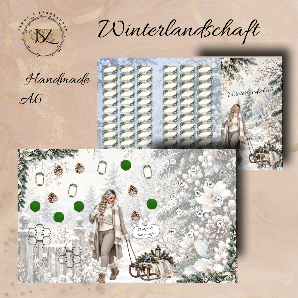 Winterlandschaft 3er