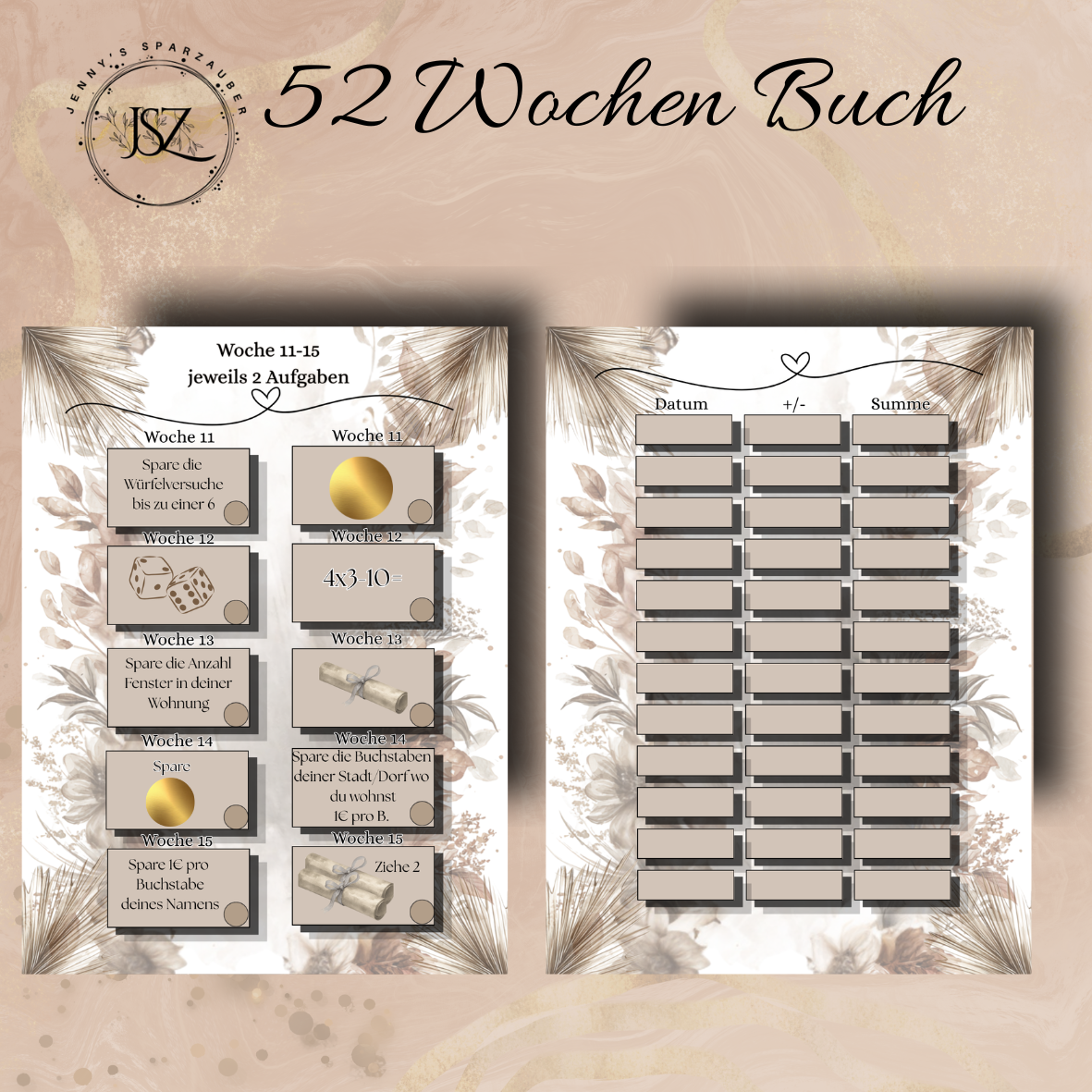 52 Wochen Buch
