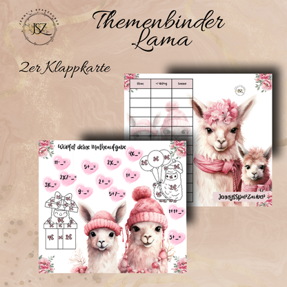 Themenbinder Lama (Ohne Binder)