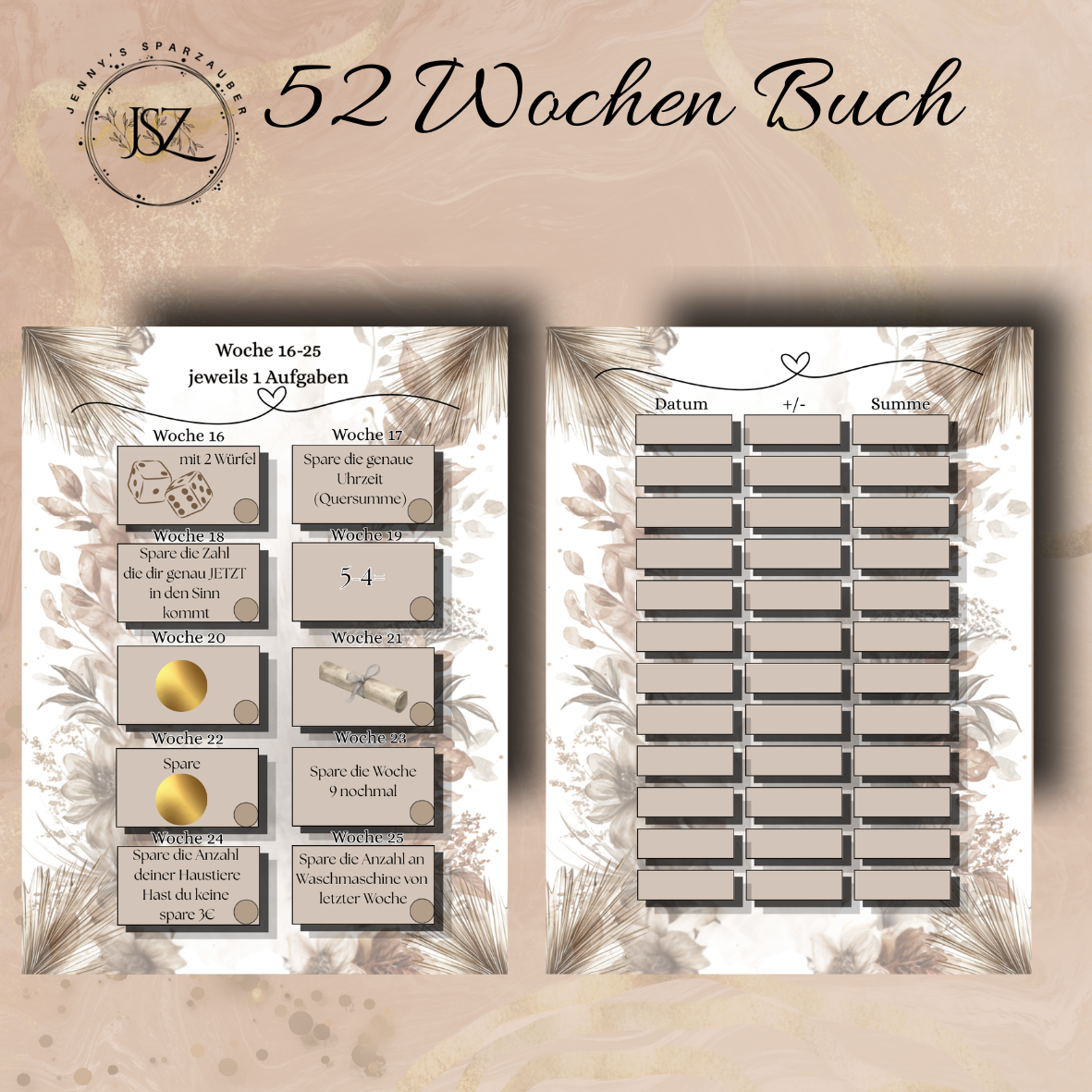 52 Wochen Buch