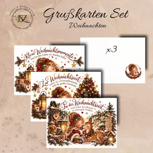 Grußkarten Weihnachtszeit (Klappkarten)