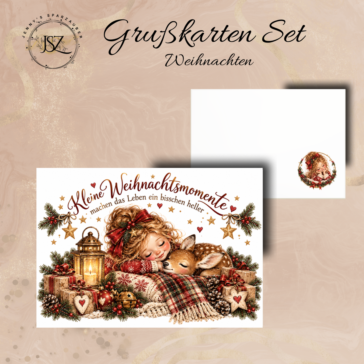 Grußkarten Weihnachtszeit (Klappkarten)