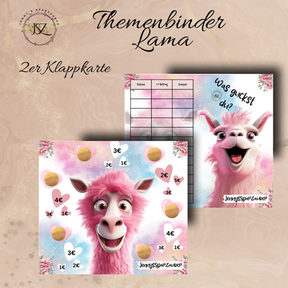 Themenbinder Lama (Ohne Binder)