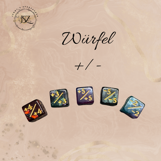 Würfel +/-
