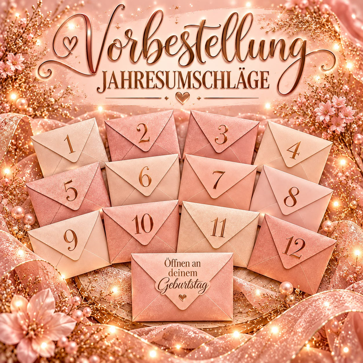 Jahresumschläge Vorbestellung