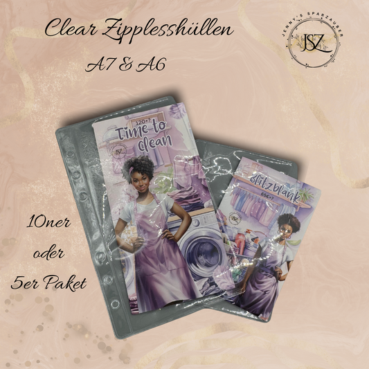 A6 Zippless Hüllen 10er Set