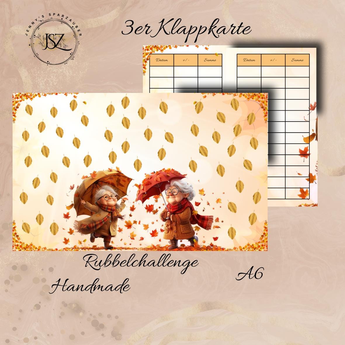 XXL Rubbelchallenge Herbst (Art.-Nr : 300)