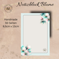 Notizblock Blume